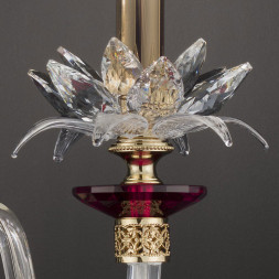 Бра Euroluce Lily A2 shiny gold ruby