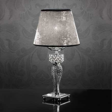 Настольная лампа Euroluce Toochic LP1 Silver Fume