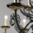 Люстра Euroluce Macrame L12+6 black RAL+gold