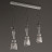 Подвесной светильник Euroluce Toochic S3 Silver Fume