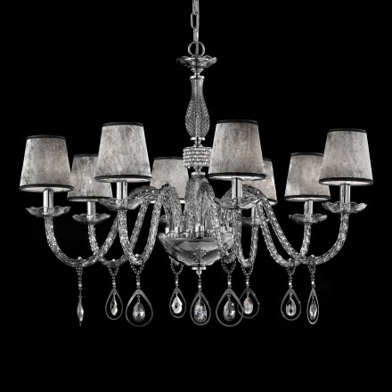 Люстра Euroluce Toochic L8 Silver Fume Shade